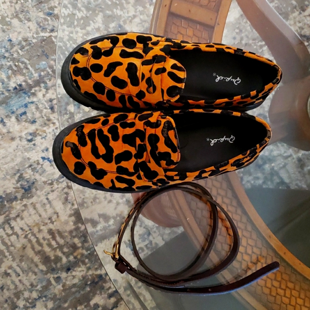 Quipid Cheetah Print Loafers